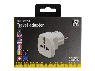 Deltaco Travel adapter UK/US/Italy/Switzerland