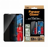 PanzerGlass Privacy Screen Protector iPhone 17e | 16e | 14 | 13 | 13 Pro | Ultra-Wide Fit w. EasyAligner - Skærmbeskytter - glas - med fortrolighedsfilter