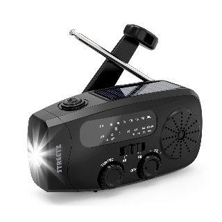 STREETZ Emergency Solar Crank Radio - Privat radio