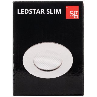 SG Armaturen LEDStar Slim Mat-Hvid 3,2W LED 2700K