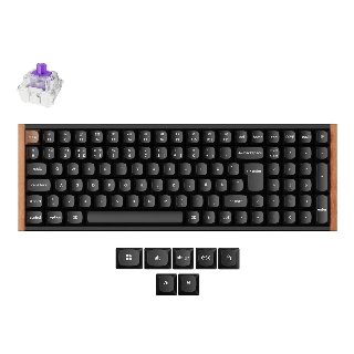 Keychron K4 HE Special Edition Kablet og trådløs Gateron 2.0 Purple Magnetic Nordisk Tastatur