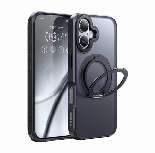 Mcdodo PC-4930 MagSafe case for iPhone 16 with stand (black)