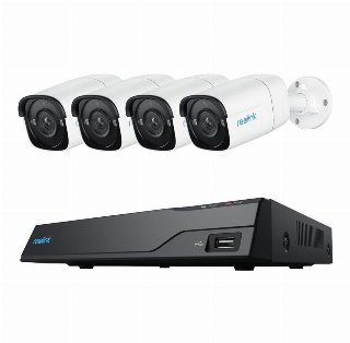 REOLINK NVS8-5MB4 PoE Overvågningssæt med 4x 5MP Bulletkameraer & 2TB NVR