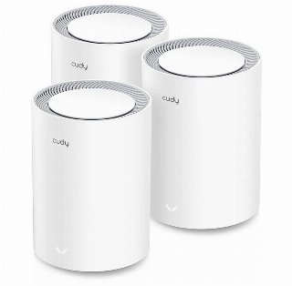 Cudy Mesh Solution M3000 3-pack AX3000 Gigabit Wi-Fi 6 2.5G White - Mesh-system