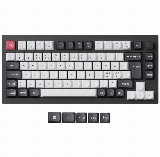 Keychron Q1 HE 75% Knob Wireless Tri-Mode Gateron 2.0 Nebula Magnetic Carbon Black - 2.4 GHz - QWERTY Nordisk