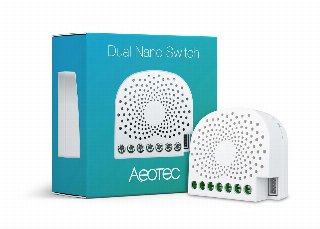 Aeotec Dual Nano Switch with Power Metering