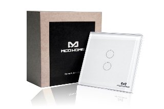 MCO Home Glass Touch Switch GEN5 (2 Buttons)