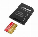 SANDISK Extreme PLUS MicroSD/SD-card - Flashhukommelseskort