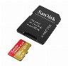 SANDISK Extreme PLUS MicroSD/SD-card - Flashhukommelseskort