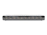 Tripp Lite 10-Port USB Charging Station with Adjustable Storage 12V 8A (96W) USB Charger Output Schuko Power Cord power adapter - Strømforsyningsadapter