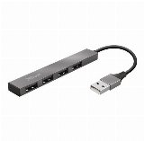 Trust Halyx Aluminium 4-Port Mini USB Hub USB hub