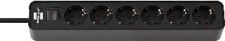Brennenstuhl Ecolor Extension Lead 6-Way