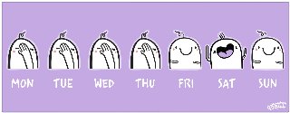 Evensteven DESKMAT WEEKDAYS