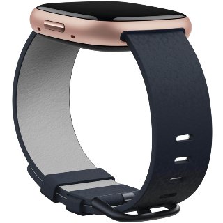 Fitbit Versa 3/4 & Sense/2 Vegan Leather Band Indigo Large
