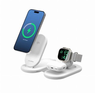 ALOGIC PackAway 3-in-1 Qi2 Fast Wireless Charger - Trådløs opladningsstander