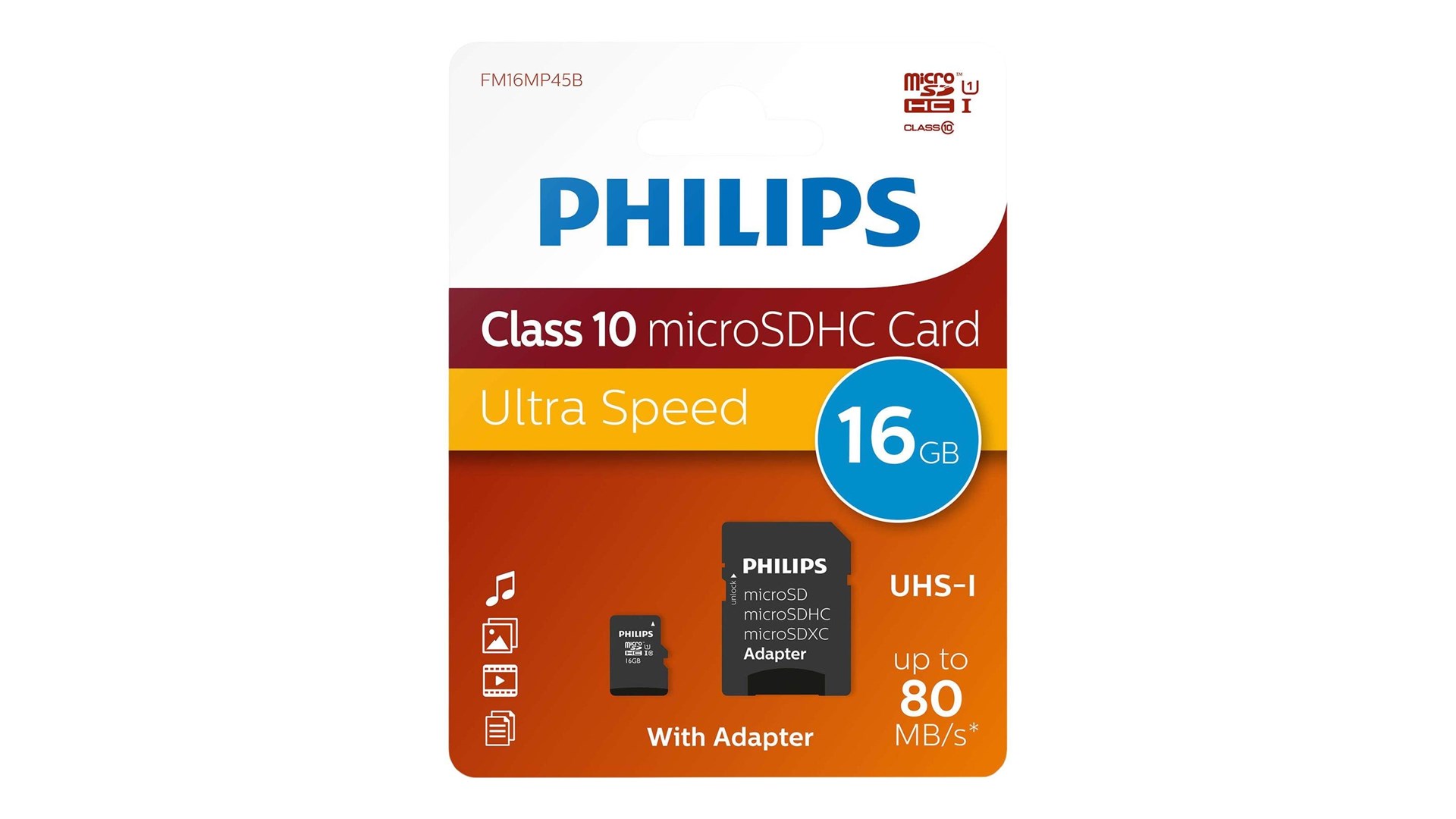 Philips microSDHC UHS-I Memory Card