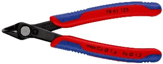 KNIPEX elektronik bidetang super knips bruneret 125 mm