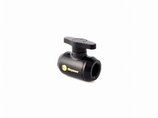 Bitspower Matt Black Mini Valve With Black Handle