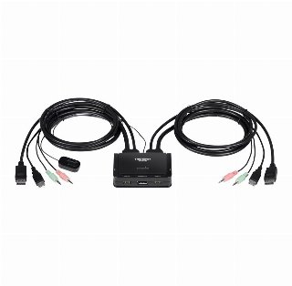 TRENDnet TK-220DPI 2-Port 4K DisplayPort KVM Switch