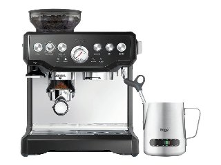 Sage SES875BKS2EEU1A The Barista Express - Kaffemaskine med mælkeskummer