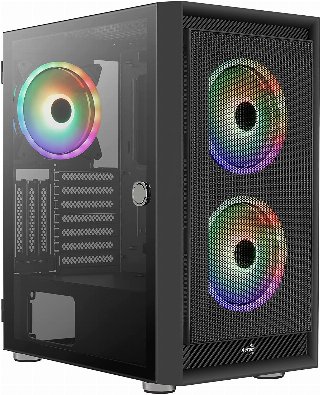 AeroCool Geh Midi Graphite black v3 MicroATX/ATX/M
