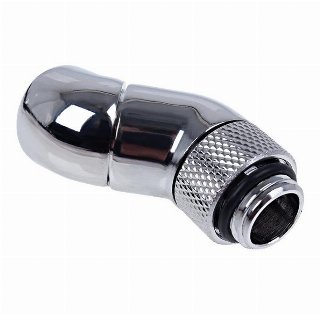 Alphacool Eiszapfen Connector Series Double 45° Angle Adapter - Flydende kølesystem vinklet fitting-adapter