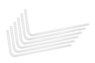 EK Water Blocks EK-Loop Hard Tube 14mm 0.8m Pre-Bent 90°
