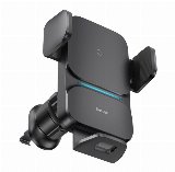 Baseus Wisdom Wireless Charging Air vent Electric Car Phone Holder (black)
