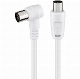 Pro Angled antenna cable (<70 dB) 2x shielded