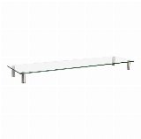 LogiLink Tabletop monitor riser glass top 1000 mm long - Stativ - skrivebord