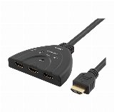 Deltaco HDMI Switch  3 inputs to 1 output 4K in