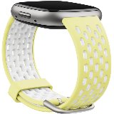 Fitbit Versa 3/4 & Sense/2 Glow Up/Frost White Large - Band