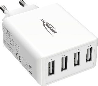 ANSMANN HOME CHARGER HC430 USB- LADER / NETDEL 4 USB-PORTE - Strømforsyningsadapter