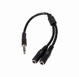 StarTech.com Slim Stereo Splitter Cable