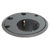 Forming Function Powerdot 10 | 1 socket type F | 4 cable grommet black (Previous PartID 935-PD10)