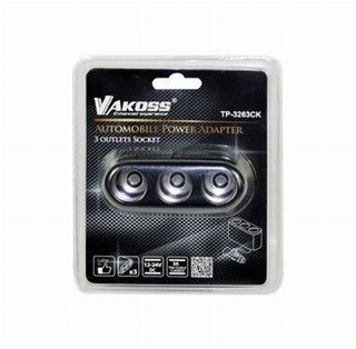 Vakoss car power adapter - Bilstrømsadapter