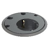 Forming Function Powerdot 11 | 1 socket type F | 4 cable grommet | adjustable height | black (Previous PartID 935-PD11) - Stikkontakt