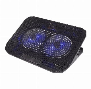 Deltaco Laptop Cooler for 15.6" lapotop 2 x 120mm fan