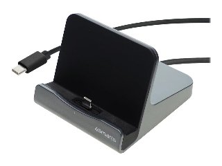4smarts Charging Station VoltDock Tablet USB-C 60W gunmetal - Opladningsstander