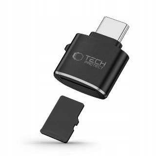 Tech-Protect UltraBoost microSD card reader adapter with USB-C
