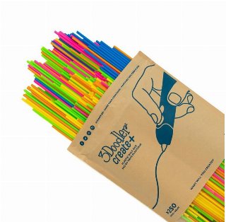 3Doodler Filament / Create+ & Pro+ / 250 / PLA / neon green, neon yellow, neon pink, neon orange, blue / “Neon Sunset Mix”