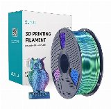 Sunlu PLA+ Silk Tri-Color Filament (blue-green-pur