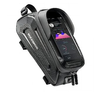 Rockbros B68-1 frame-mounted bicycle bag with phone pocket