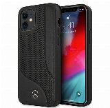Mercedes  Leather Perforated Area Case for iPhone 12 mini