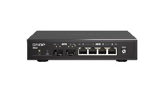 QNAP QSW-2104-2S Unmanaged Switch 2x 10GbE SFP+ / 4x 2.5GbE RJ45 - Switch - 6 porte - ikke administreret