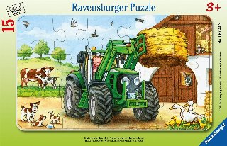 Ravensburger Tractor On The Farm 15p - Puslespil