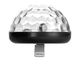 Kikkerland Black Phone Disco Light