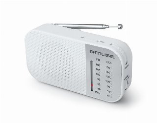 Muse M-025 RW Portable radio, Baltas