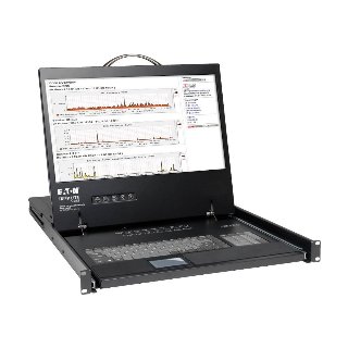 Tripp Lite Eaton  Series 8-Port Rack Console VGA KVM Switch w/ 19" LCD 1U TAA