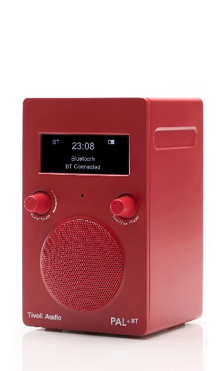 Tivoli Audio PAL+BT DAB+ bærbar radio, rød
